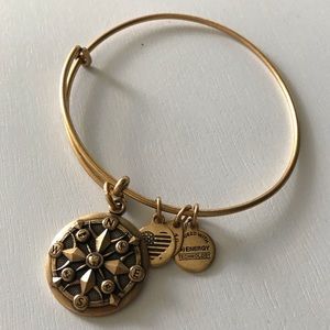 Gold Compass Alex and Ani bracelet